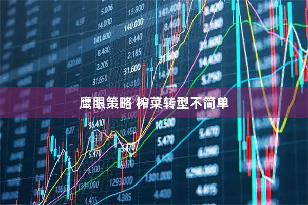 鹰眼策略 榨菜转型不简单