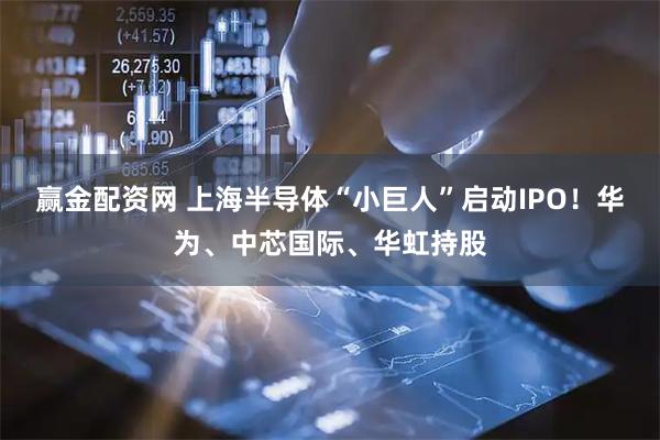 赢金配资网 上海半导体“小巨人”启动IPO！华为、中芯国际、华虹持股