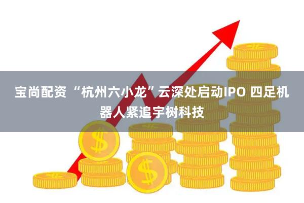 宝尚配资 “杭州六小龙”云深处启动IPO 四足机器人紧追宇树科技